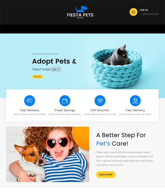 Shopify Themes For Pet Stores