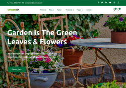 Gardening And Landscaping WordPress Themes feature