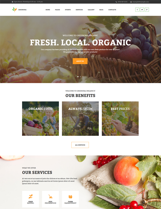 Farm And Agriculture WordPress Themes
