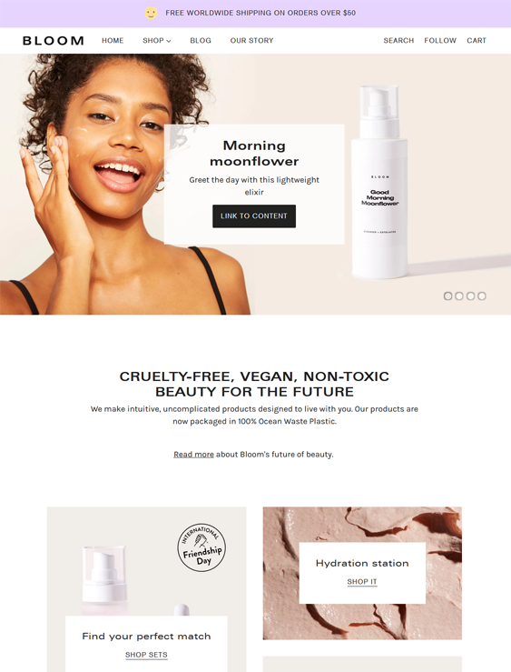 Shopify Themes For Selling Cosmetics, Beauty Products, Makeup, And Skincare