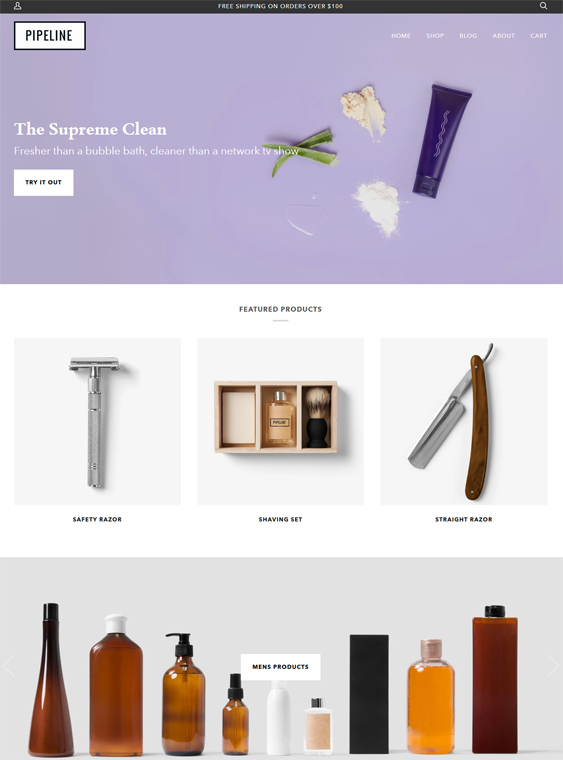 Shopify Themes For Selling Shaving And Beard Grooming Supplies