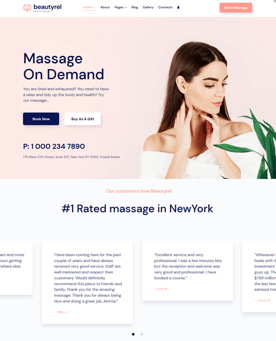 Joomla Templates For Spas And Beauty Salons