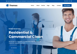 WordPress Themes For Cleaners And Cleaning Companies feature