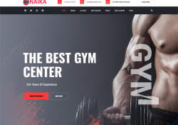 Gym And Fitness WordPress Themes feature