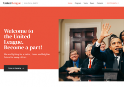 Political WordPress Themes feature