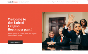 Political WordPress Themes feature
