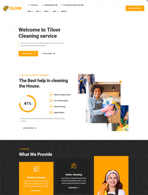WordPress Themes For Cleaners And Cleaning Companies