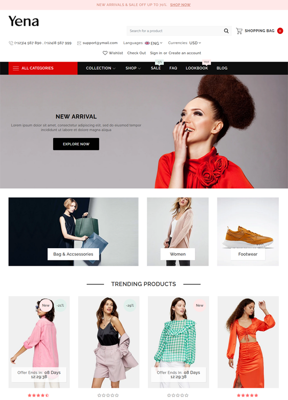 Shopify Themes For Selling Women's Clothing