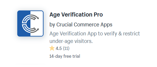 Age Verification Shopify Apps And Plugins