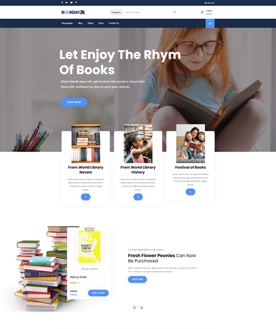 WordPress Themes For Ebooks, Book Stores, And Authors