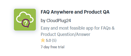 FAQ Shopify Apps And Plugins