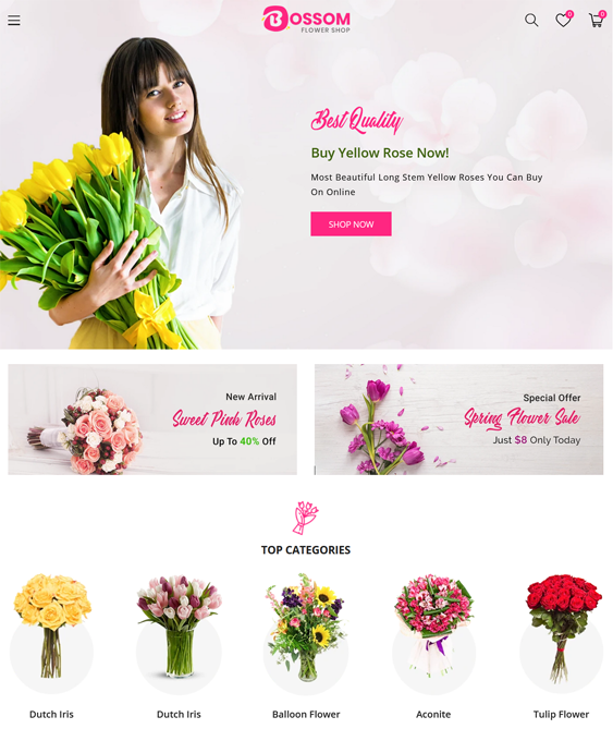 Shopify Themes For Florists And Flower Shops