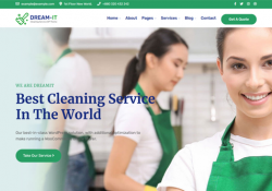 WordPress Themes For Cleaners, Maids, And Cleaning Companies feature