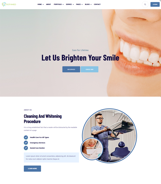 WordPress Themes For Dentists And Dental Clinics