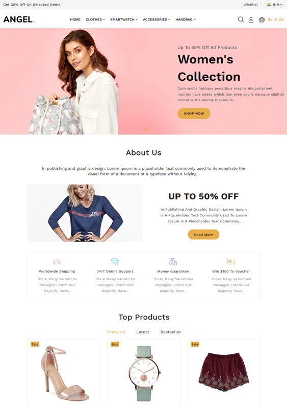 Shopify Themes For Women's Fashion And Clothing Stores