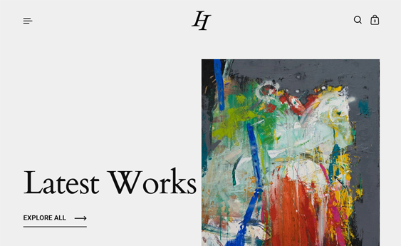 Original Shopify Themes For Artists And Art Galleries Site Bloom