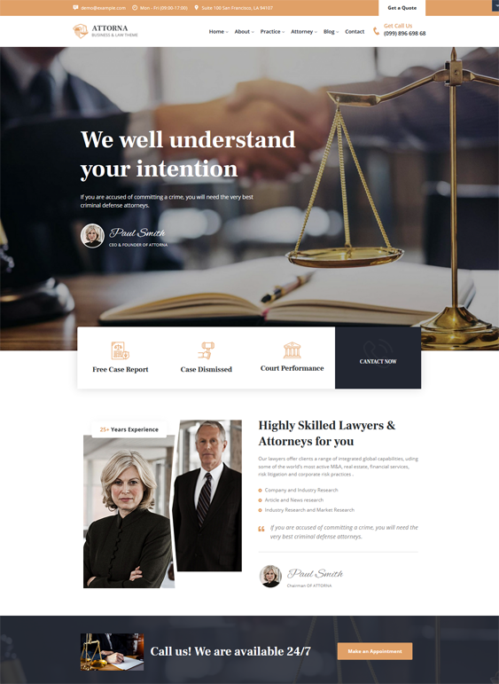WordPress Themes For Law Firms, Attorneys, And Lawyers