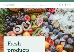 Shopify Themes For Selling Food Online feature