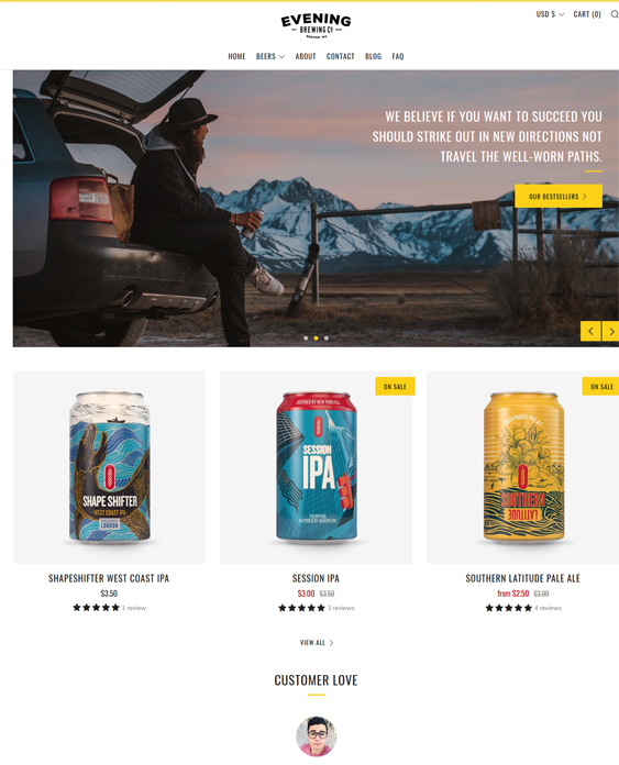 Shopify Themes For Alcoholic Drinks Like Wine, Beer, Liquor, And Hard Seltzer And Cider
