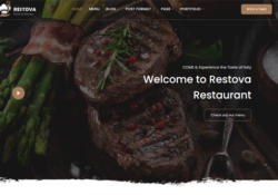 restaurant wordpress themes feature