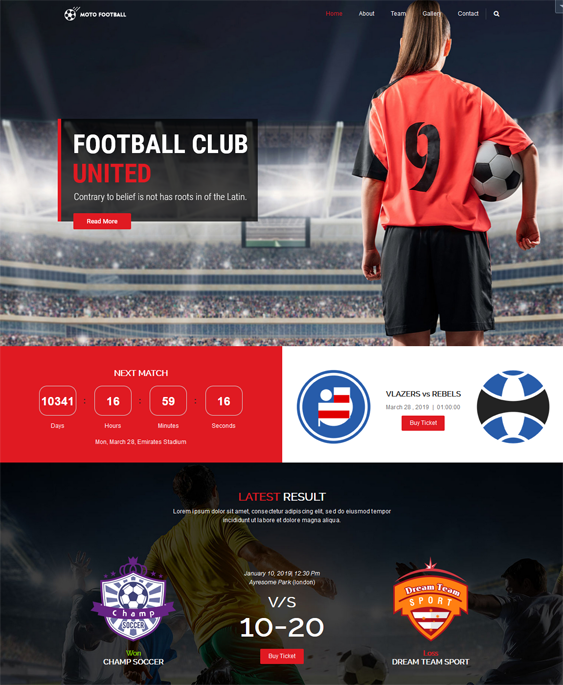Sports WordPress Themes