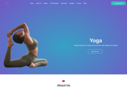 Yoga WordPress Themes feature