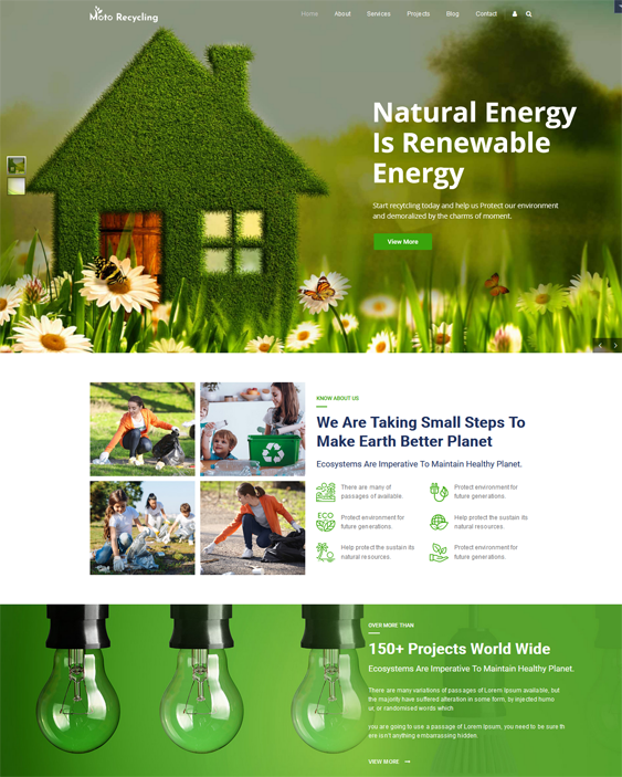 WordPress Themes For Environmental, Green, Organic, And Eco-friendly Websites
