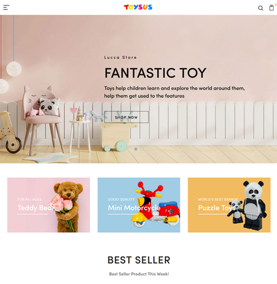 Shopify Themes For Online Toy Stores