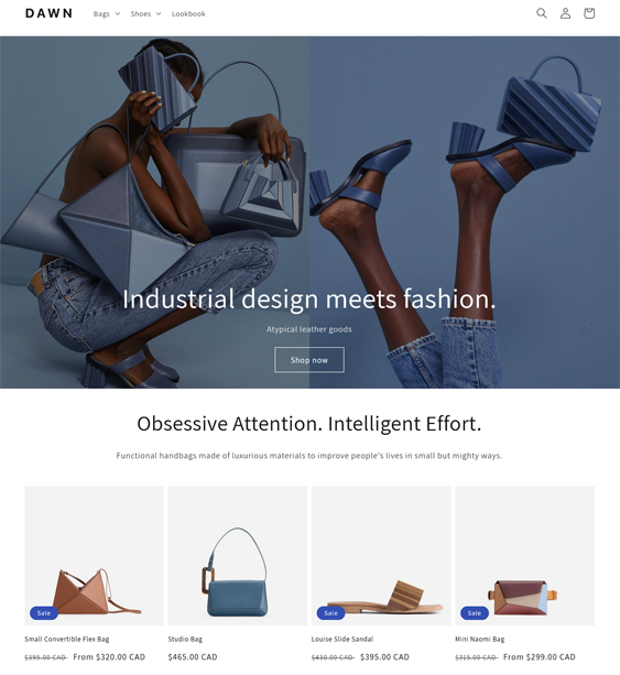 Responsive Shopify Themes For Selling Handbags, Wallets, Purses, And Backpacks