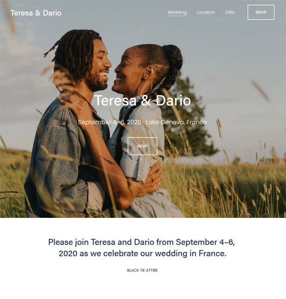 Squarespace Templates For Wedding Websites