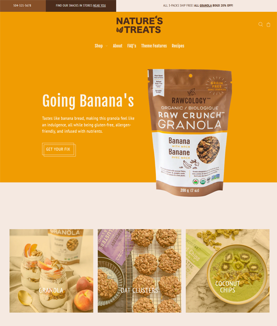 Shopify Themes For Online Food And Drink Stores
