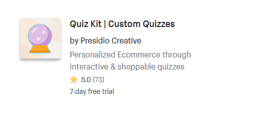 Quiz Shopify Apps