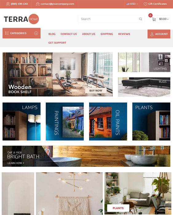 BigCommerce Themes For Online Furniture Stores
