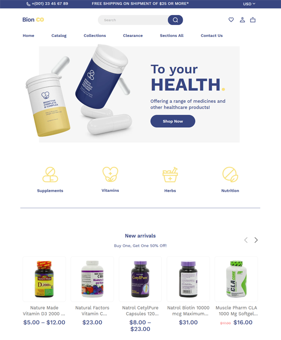 Medical Shopify Themes For DNA Testing Websites