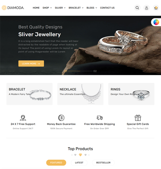 Shopify Themes For Online Jewelry Storesa
