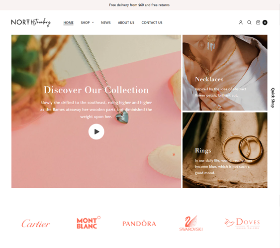 Shopify Themes For Online Jewelry Storesa