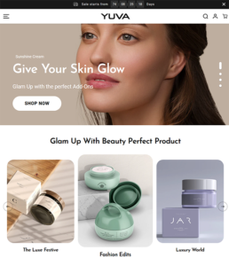 is shopify good for selling skincare online feature